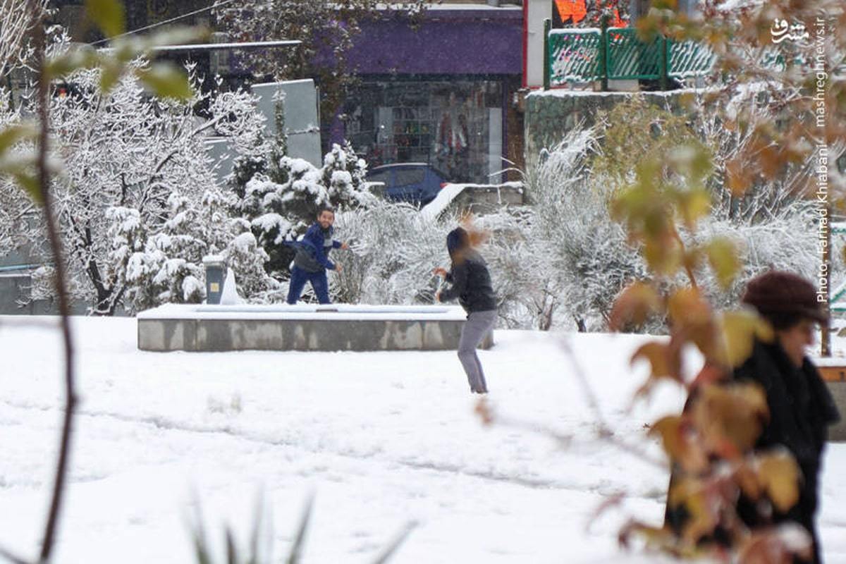 تهران سفیدپوش شد