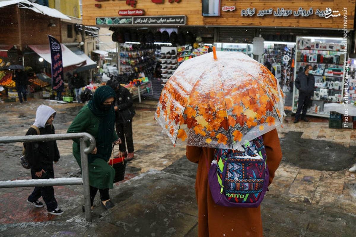 تهران سفیدپوش شد