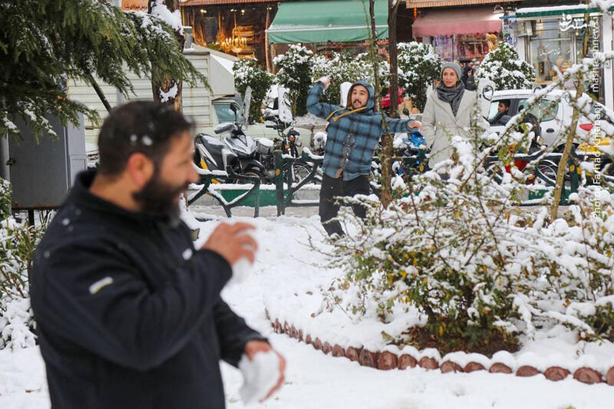 تهران سفیدپوش شد