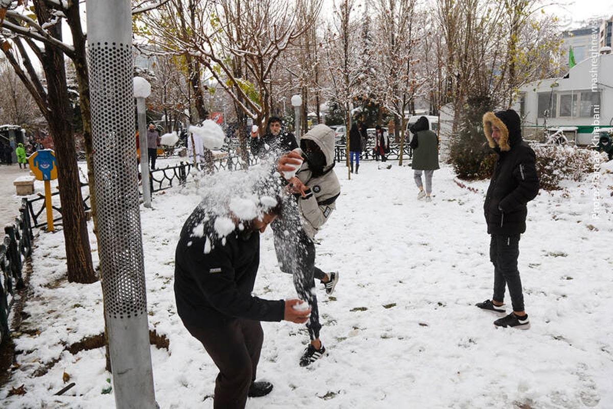 تهران سفیدپوش شد