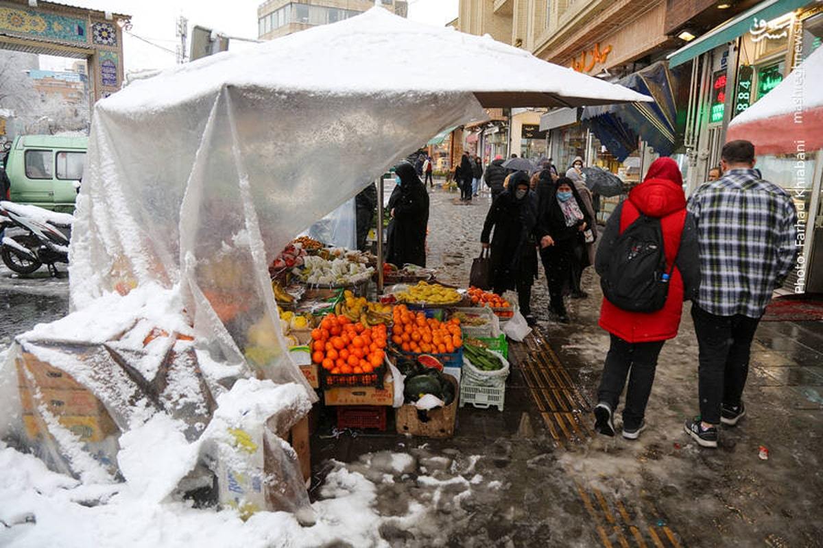 تهران سفیدپوش شد
