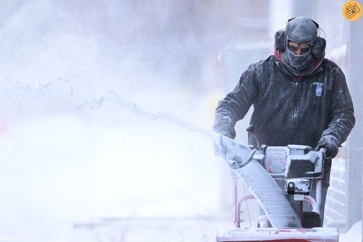 طوفان بزرگ زمستانی در آمریکا