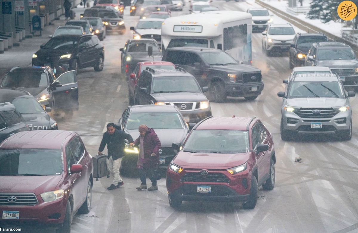 طوفان بزرگ زمستانی در آمریکا