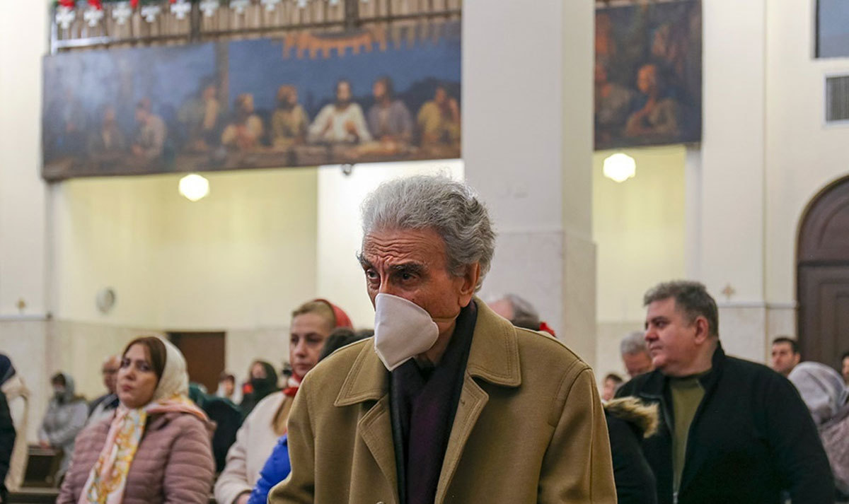 مراسم سال نو در کلیسای مریم مقدس