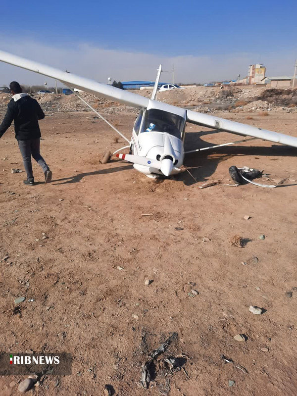 سقوط یک هواپیمای آموزشی در البرز