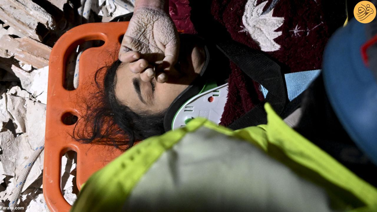  نجات زنی پس از ۶۹ ساعت از زیر آوار زلزله ترکیه