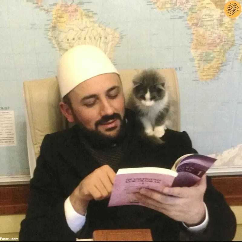رفتار متفاوت امام جماعت ترکیه با حیوانات خانگی 
