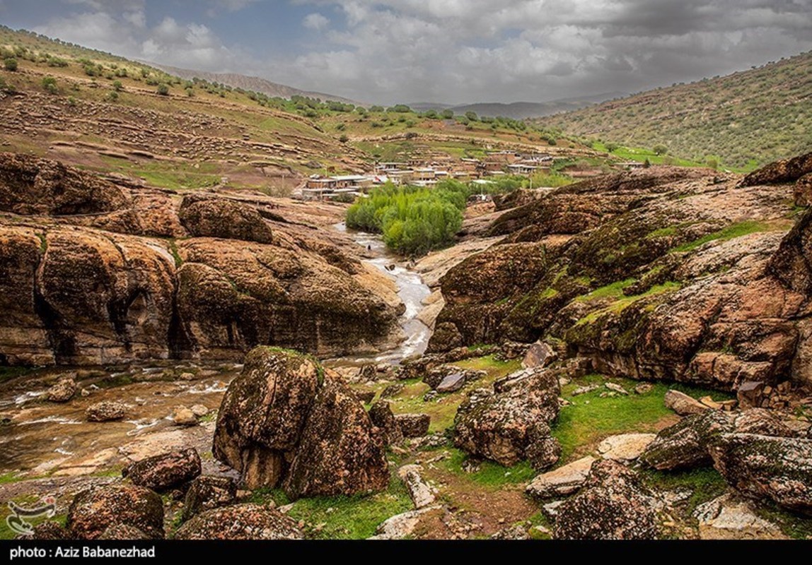 طبییعت بهاری منطقه کوهستانی هفت حوض - خرم آباد