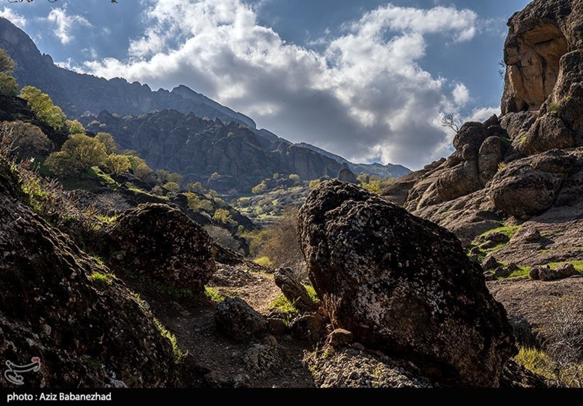 طبییعت بهاری منطقه کوهستانی هفت حوض - خرم آباد