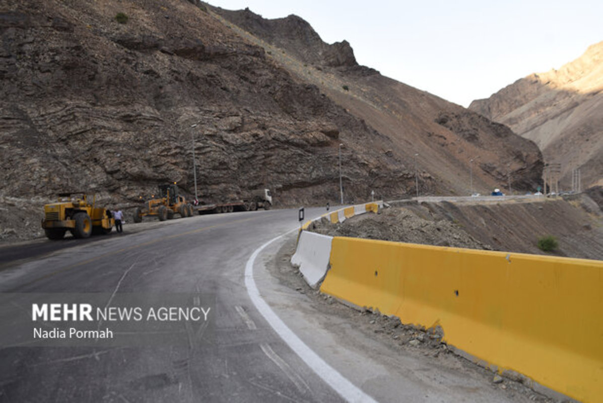 بازگشایی محور کرج - چالوس