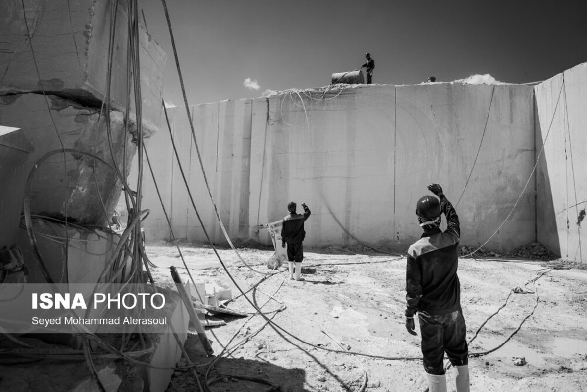 معدن سنگ مرمریت شهید سلیمانی - چناران