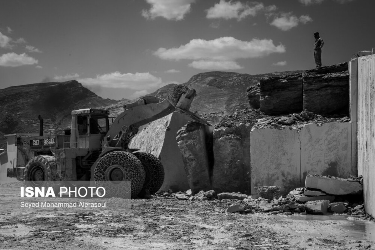 معدن سنگ مرمریت شهید سلیمانی - چناران