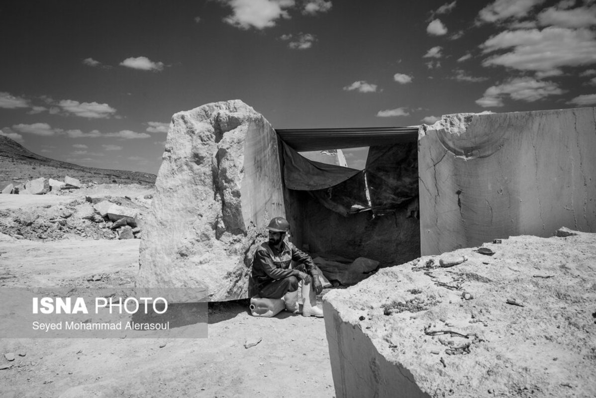 معدن سنگ مرمریت شهید سلیمانی - چناران