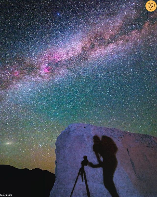  نمای دیدنی از آسمان شب کویر لوت