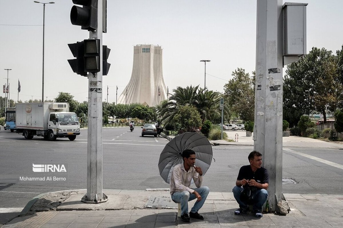  تهران در گرمترین ساعات سال