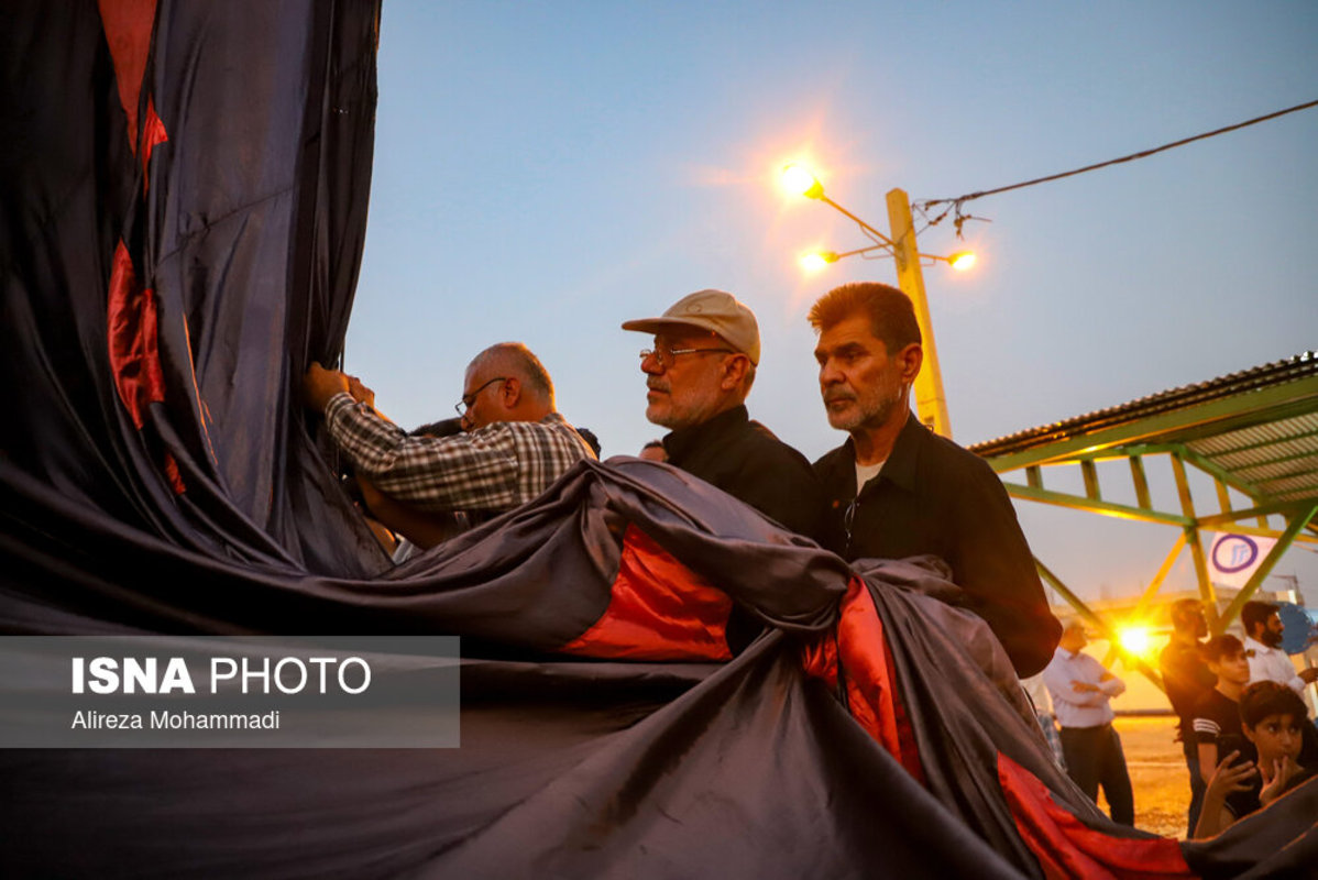 آماده سازی مواکب اربعین حسینی در شلمچه