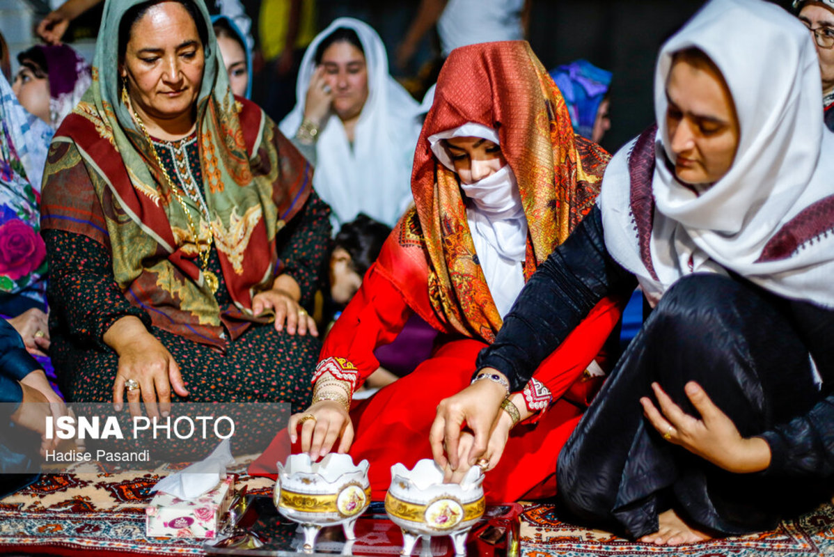 کُجاوه در جشن عروسی ترکمن‌ها