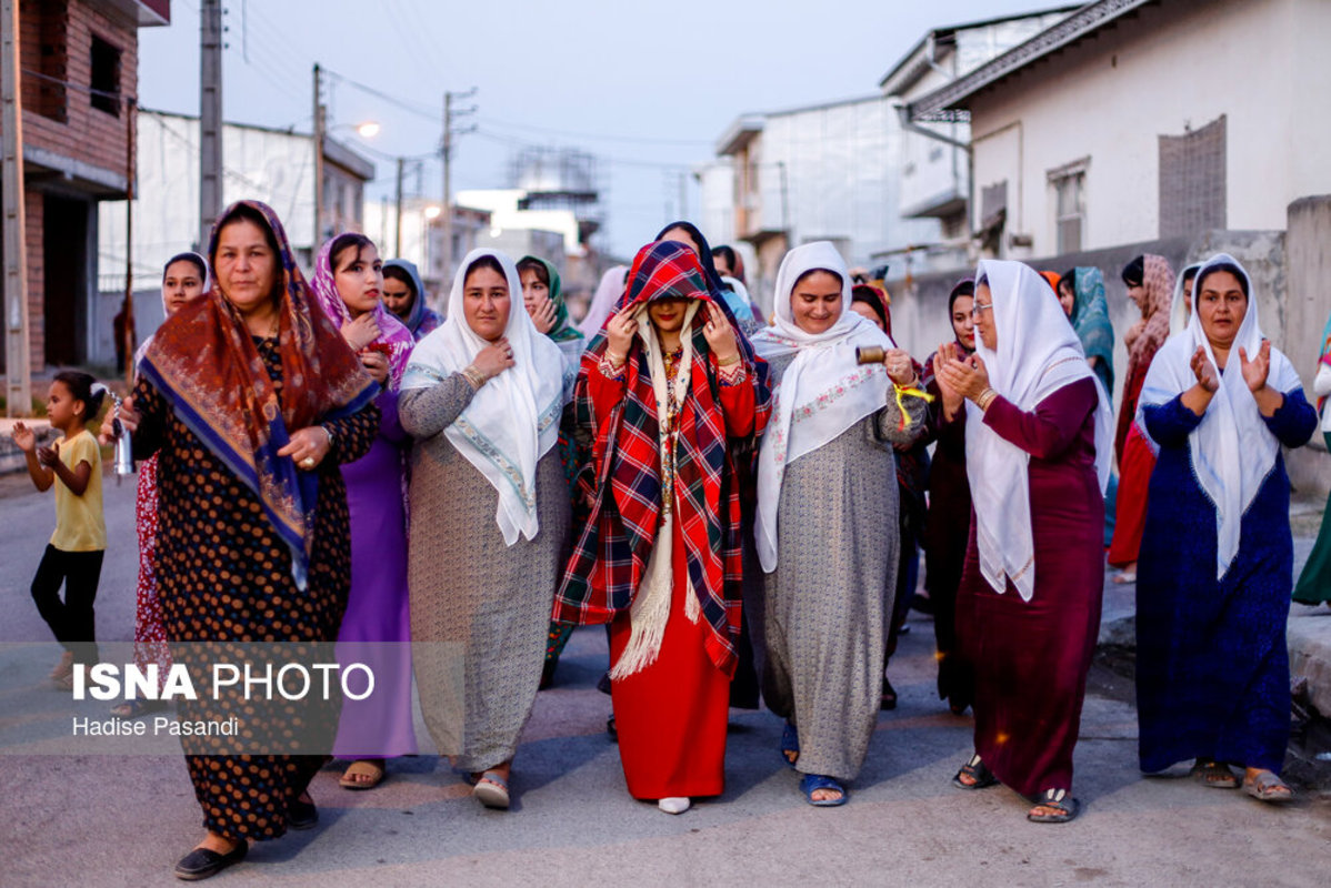 کُجاوه در جشن عروسی ترکمن‌ها