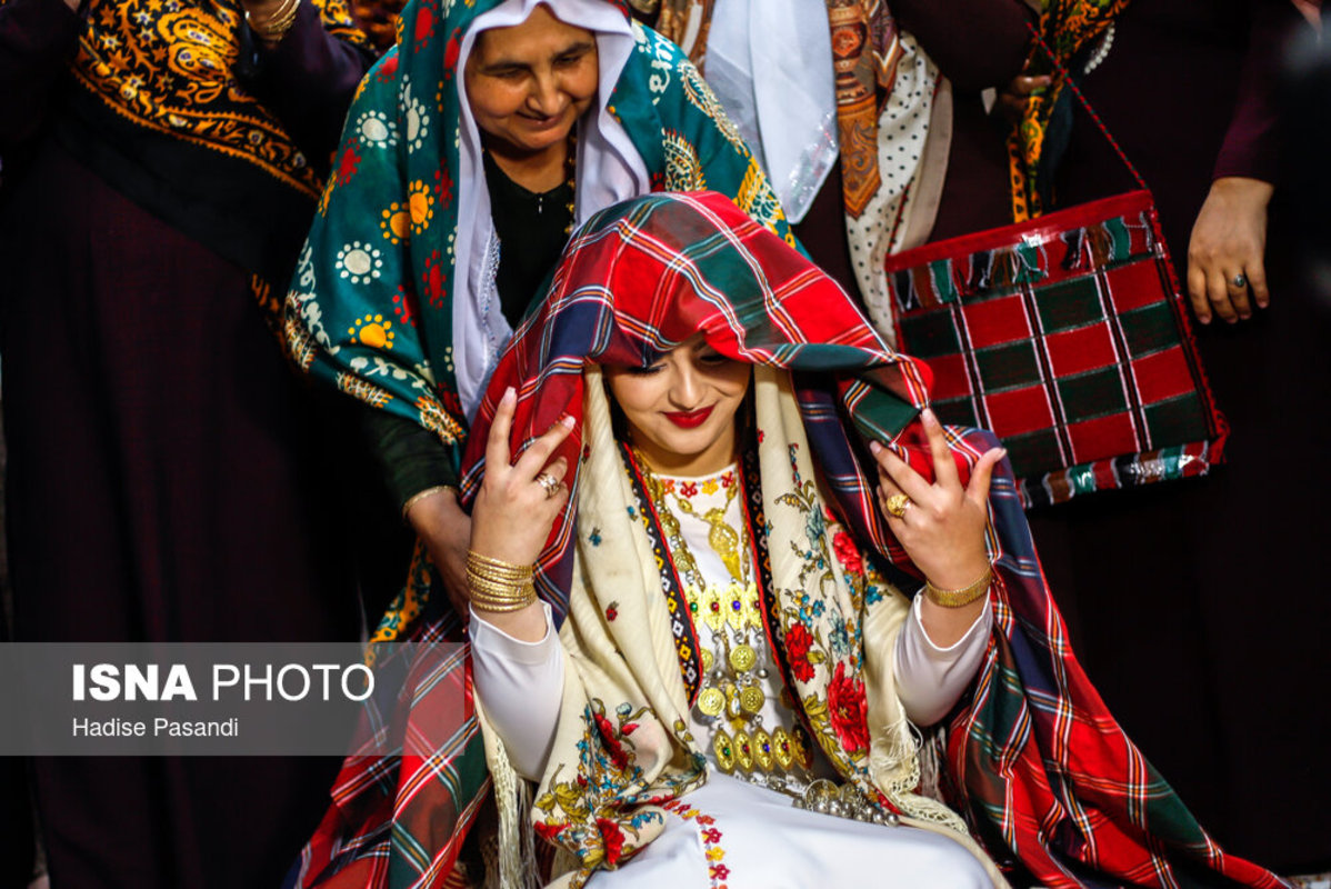 کُجاوه در جشن عروسی ترکمن‌ها