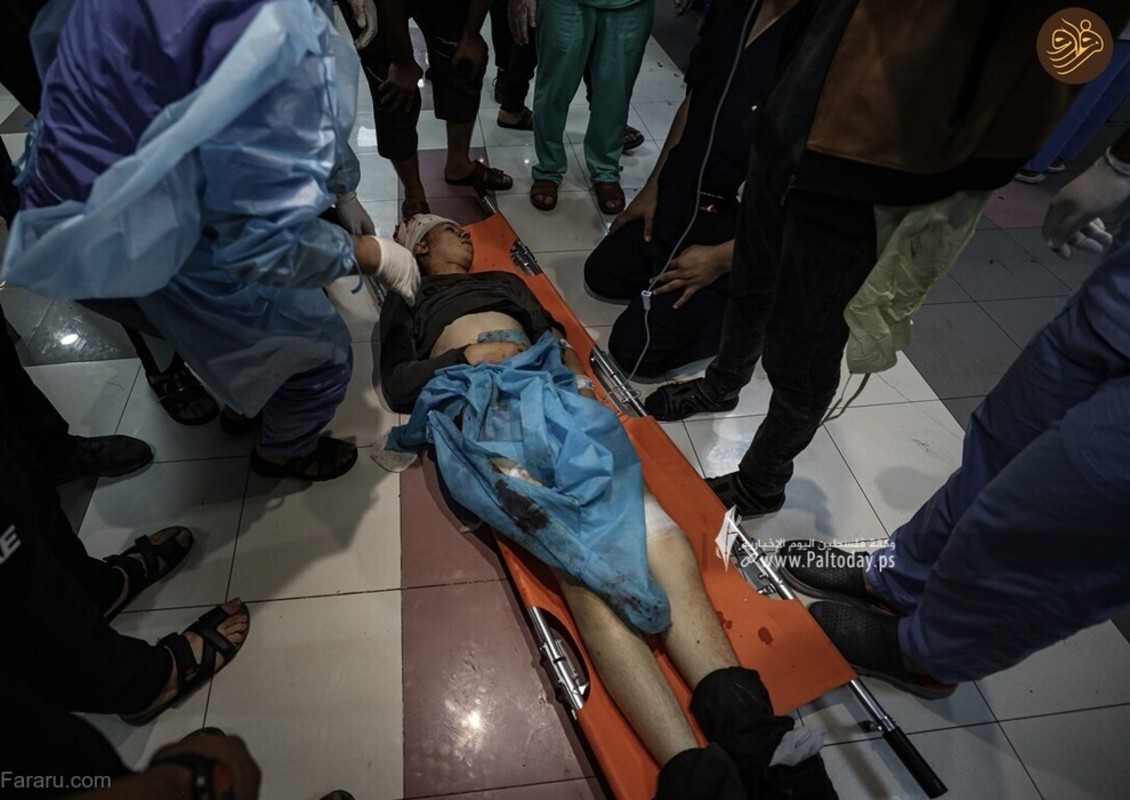 وضعیت وحشتناک بیمارستان المعمدانی غزه پس از بمباران اسرائیل