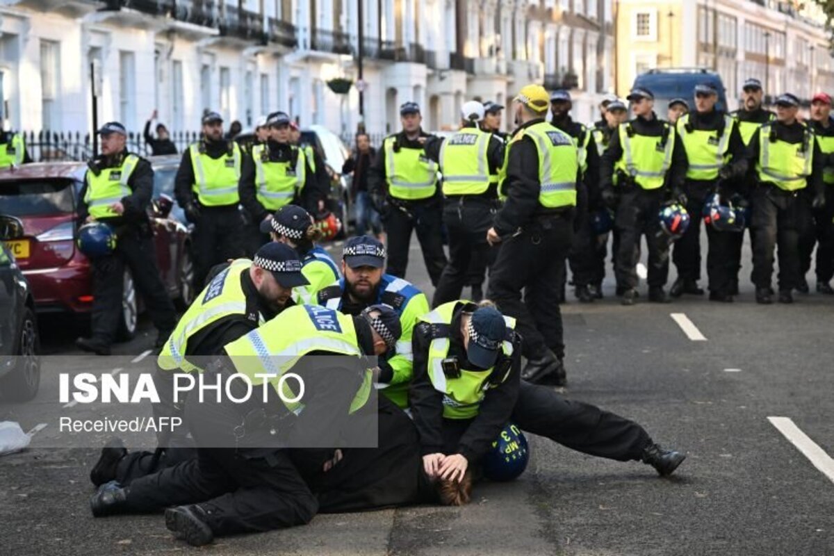 تظاهرات ضد صهیونیستی در لندن