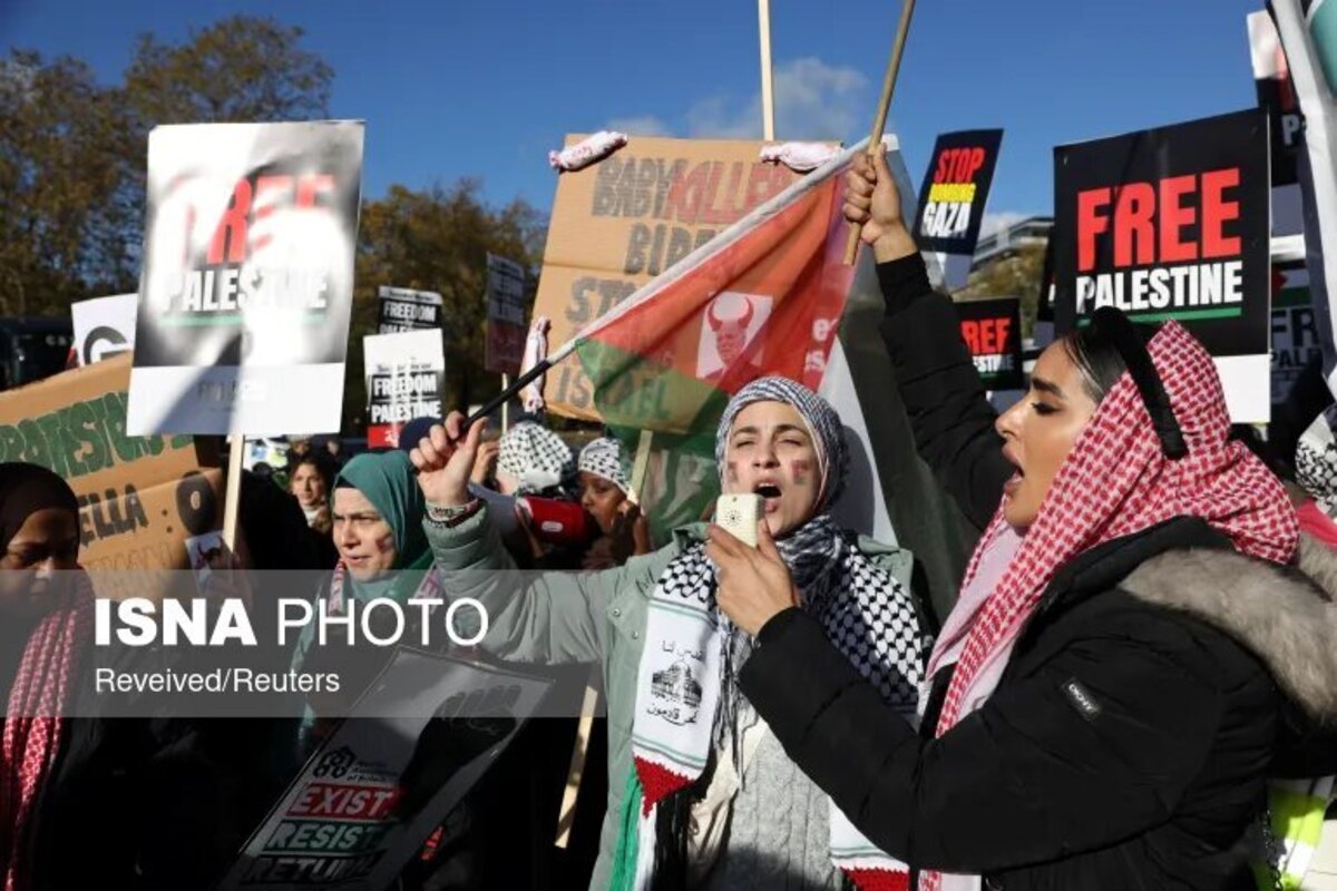 تظاهرات ضد صهیونیستی در لندن