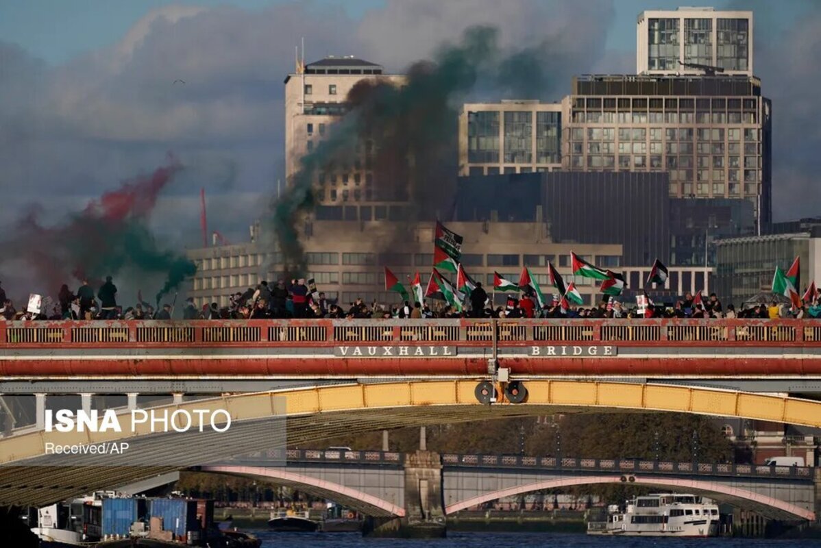 تظاهرات ضد صهیونیستی در لندن