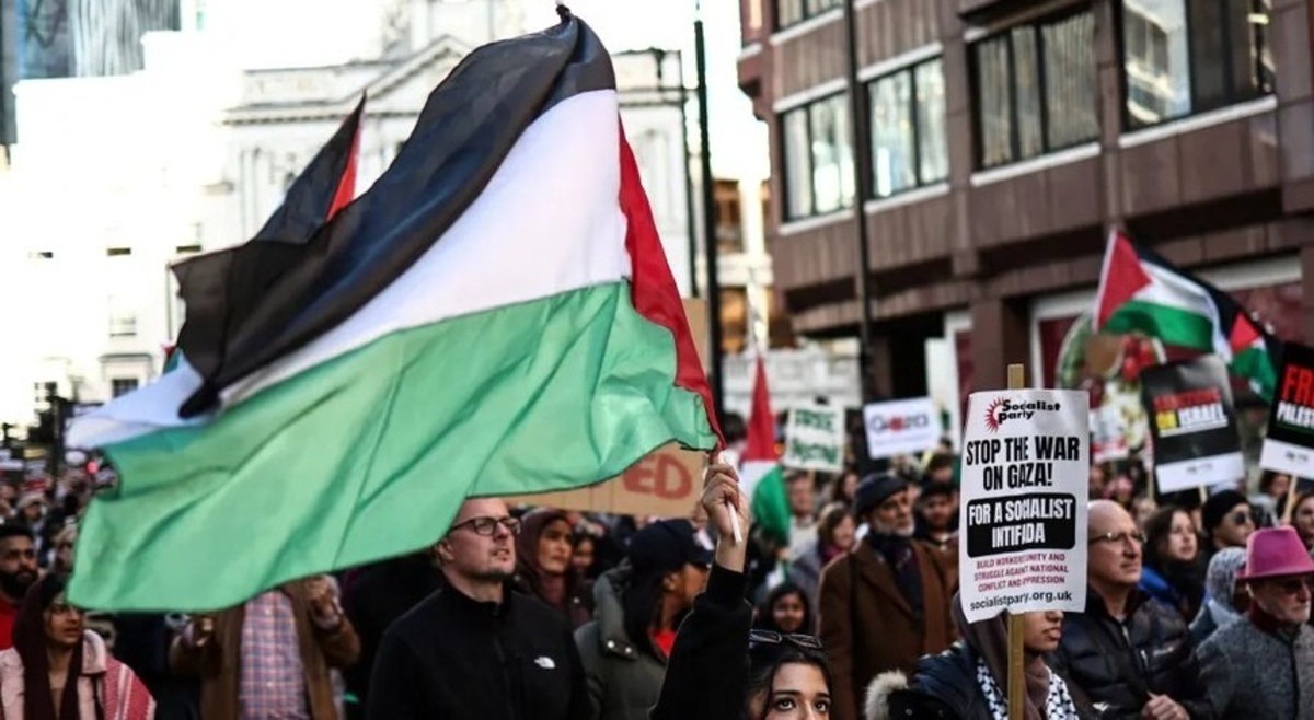 تظاهرات ضد صهیونیستی در لندن