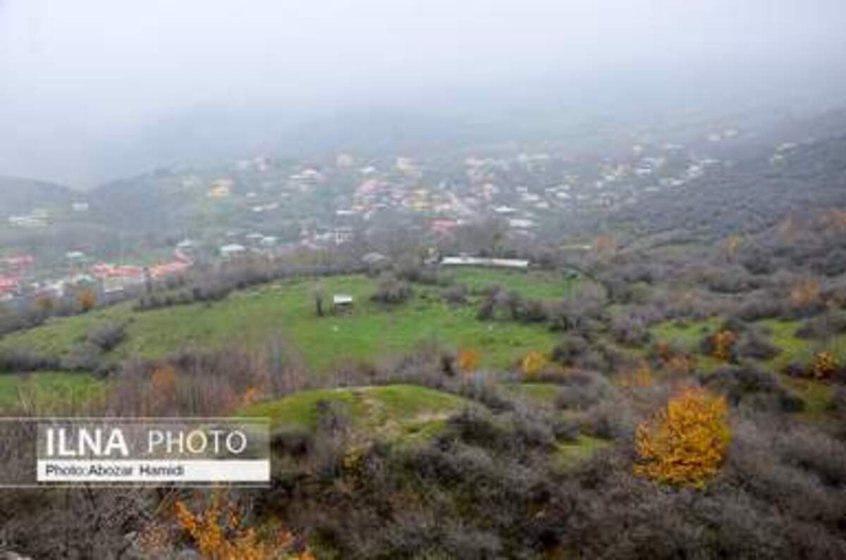  پاییز زیبای روستای داماش در شهرستان رودبار