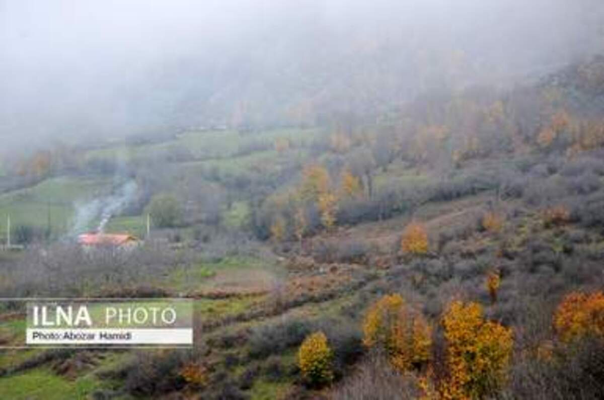  پاییز زیبای روستای داماش در شهرستان رودبار