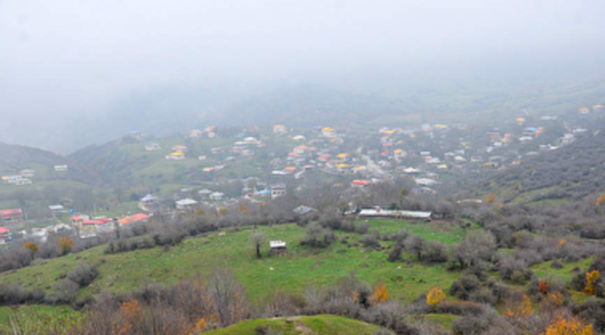  پاییز زیبای روستای داماش در شهرستان رودبار