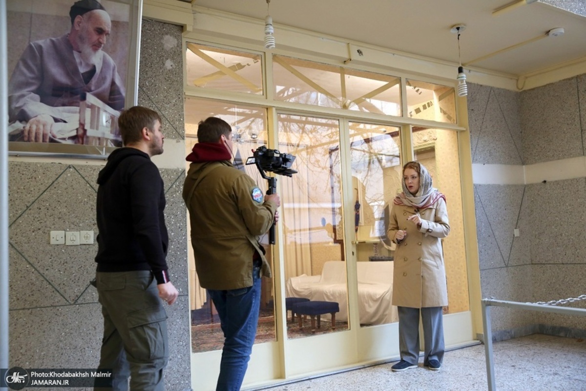 حجاب مجری معروف روسیه در جماران