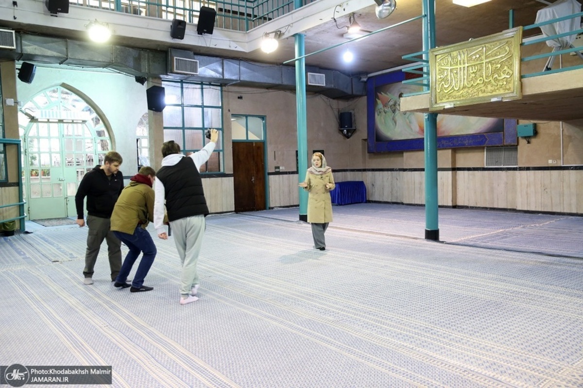 حجاب مجری معروف روسیه در جماران