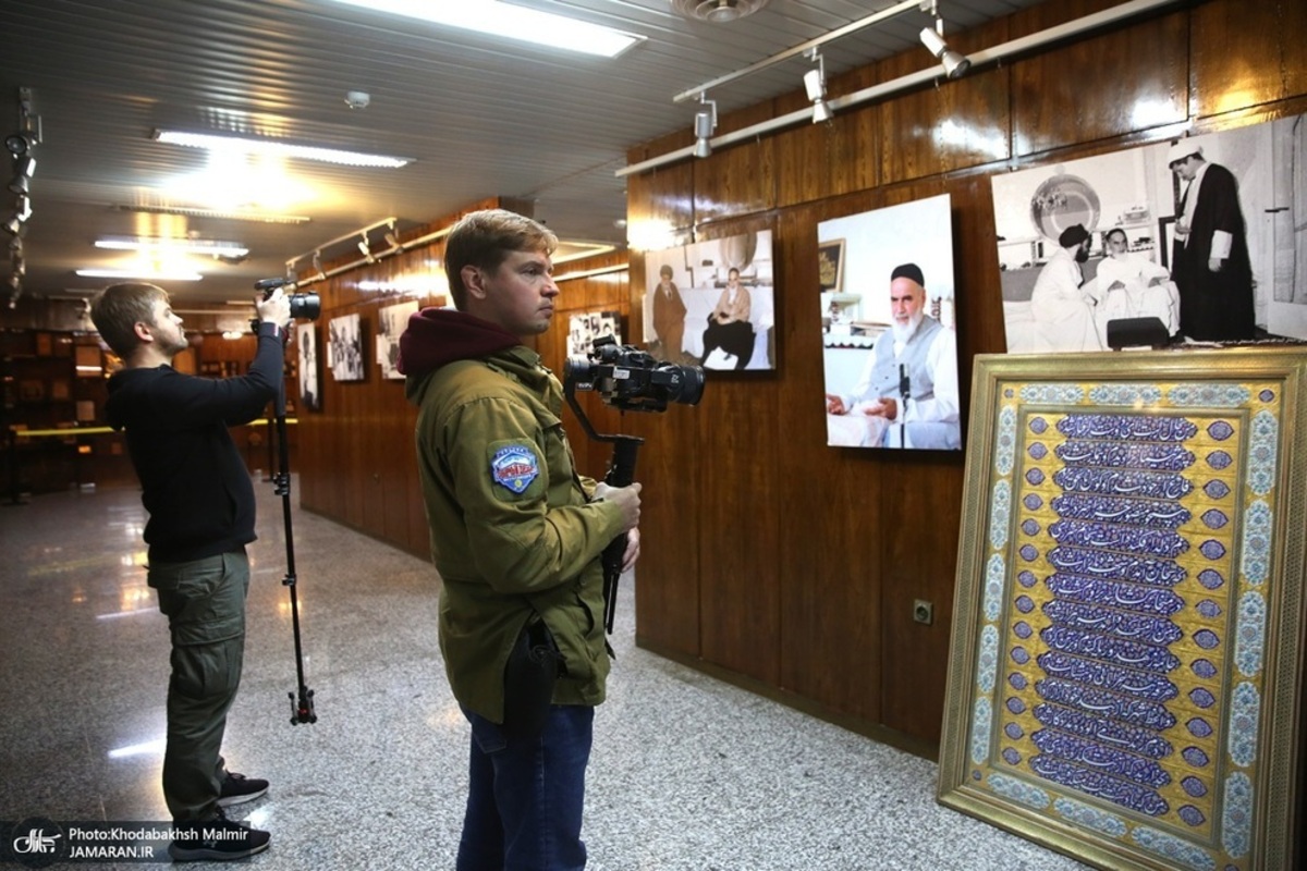 حجاب مجری معروف روسیه در جماران