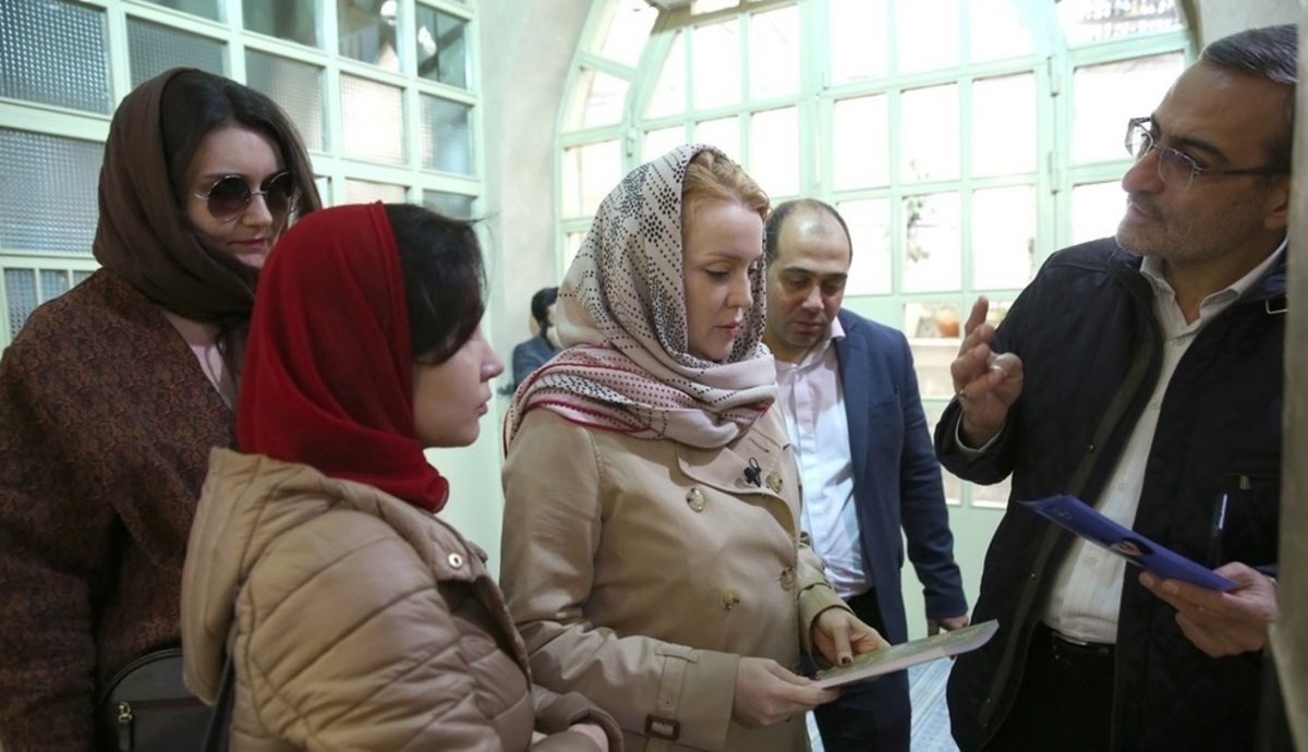 حجاب مجری معروف روسیه در جماران