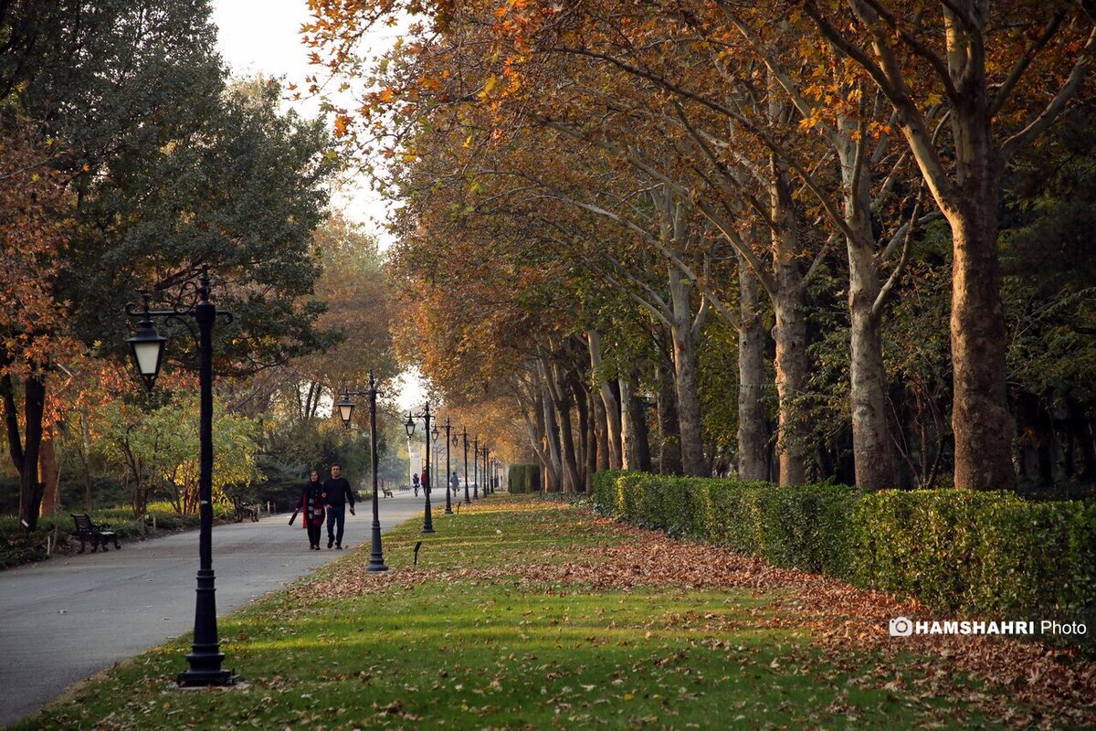 پاییز هزار رنگ در باغ گیاه شناسی