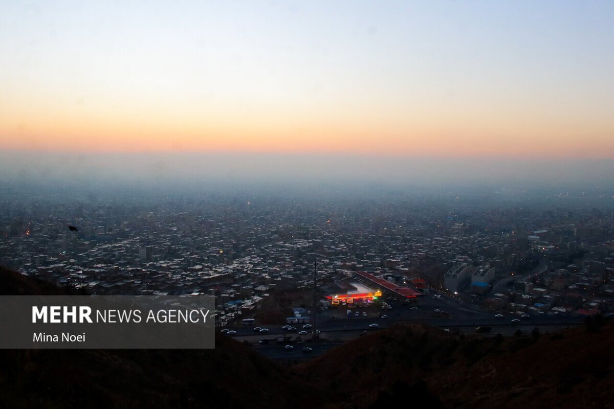 هوای تبریز در وضعیت ناسالم