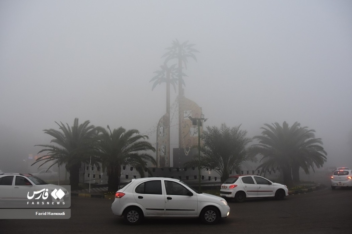 مه صبحگاهی در آبادان