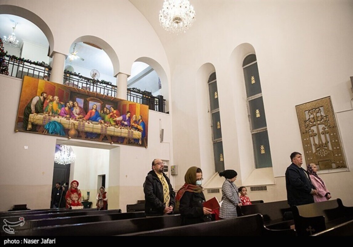 مراسم آغاز سال نو میلادی ۲۰۲۴ در تهران