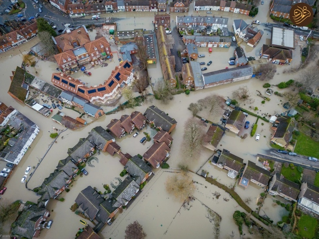 سیل در سراسر انگلیس