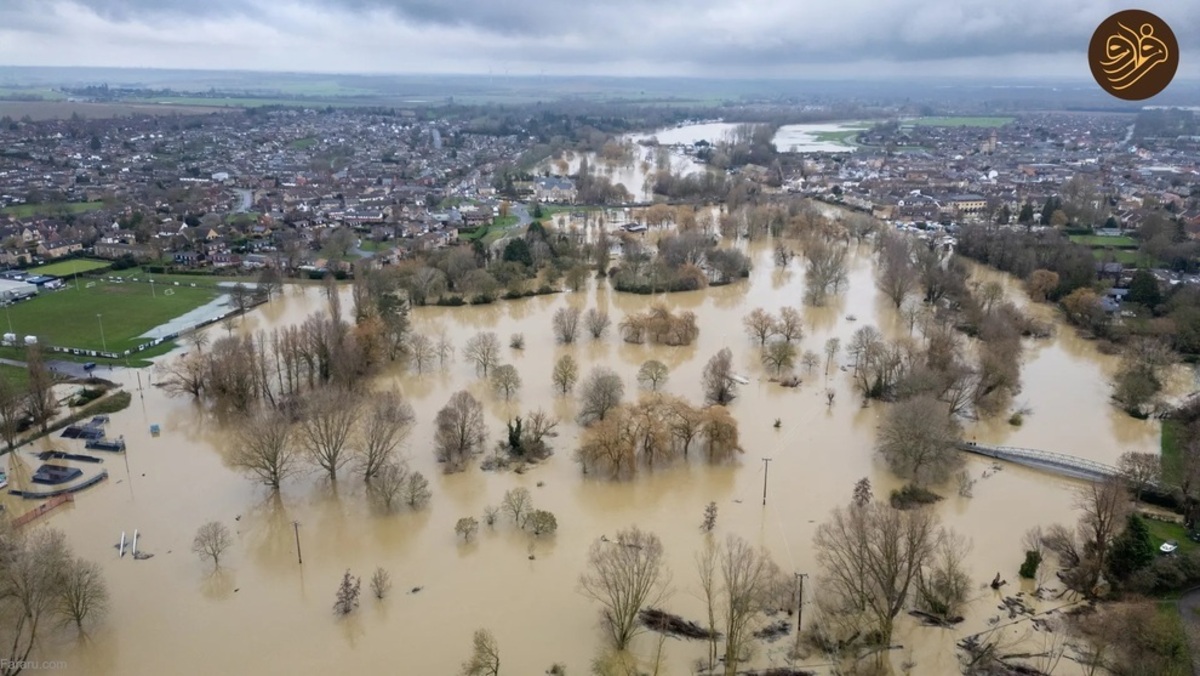 سیل در سراسر انگلیس