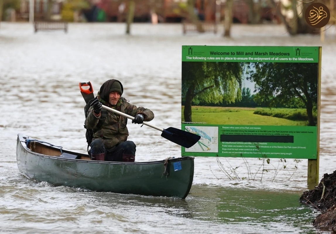 سیل در سراسر انگلیس