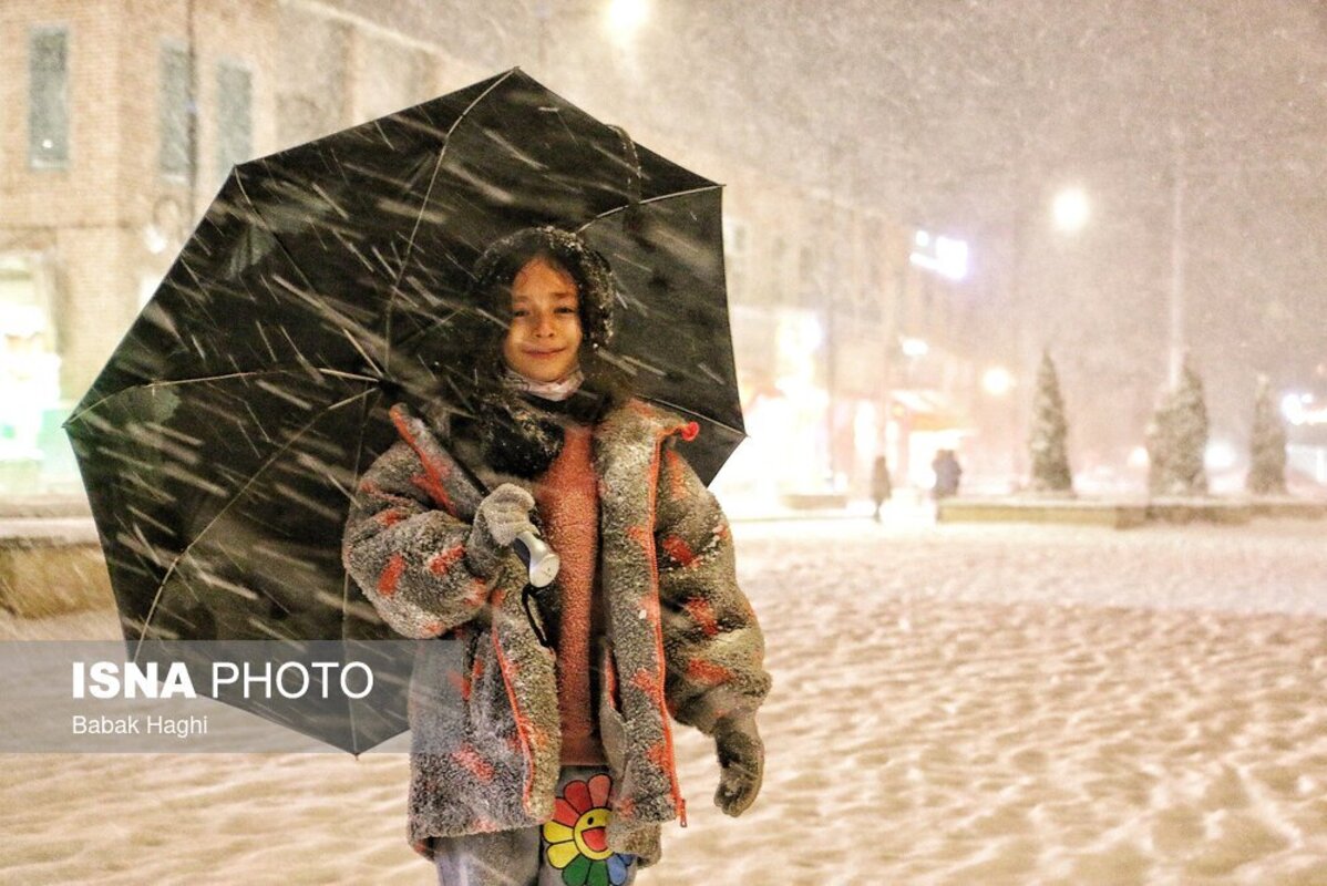 اردبیل سفید پوش شد