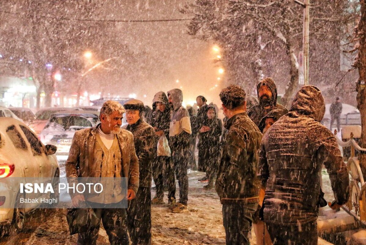 اردبیل سفید پوش شد