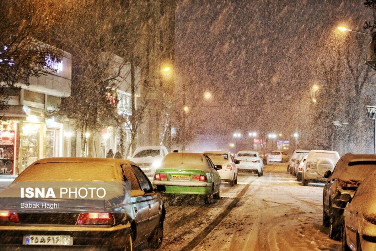 اردبیل سفید پوش شد