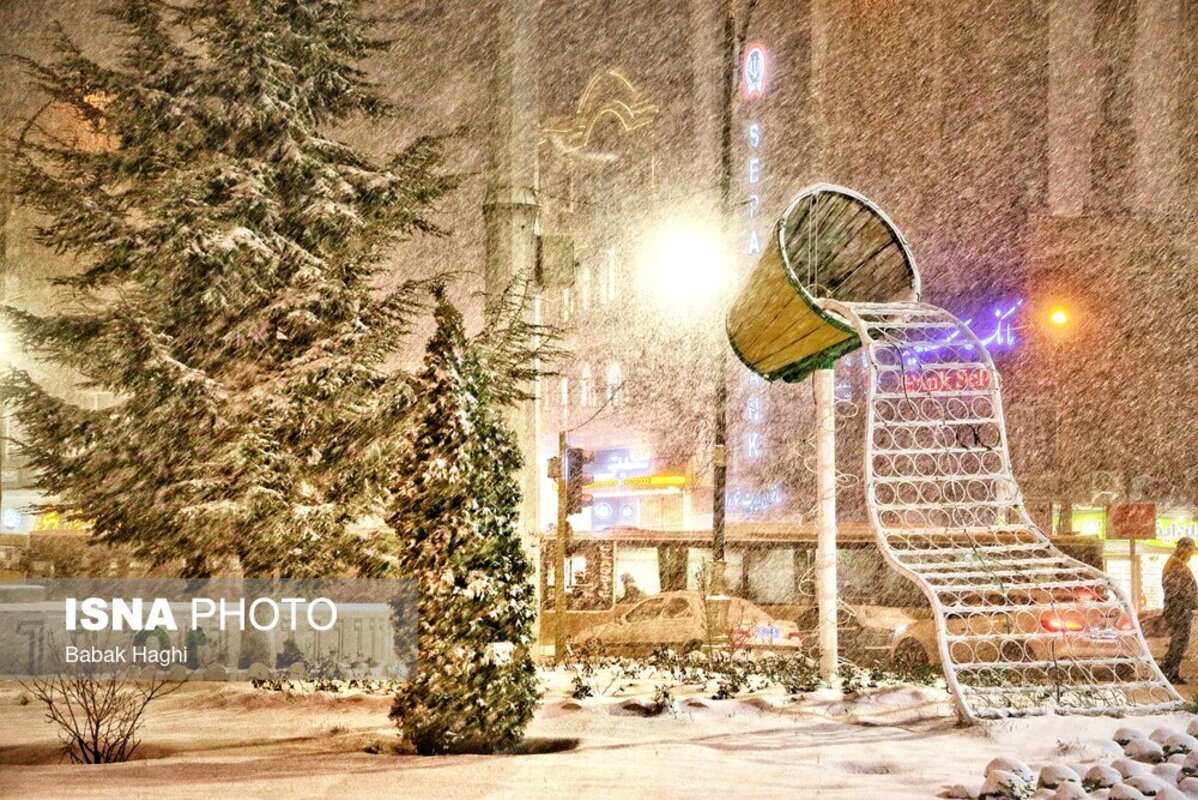 اردبیل سفید پوش شد