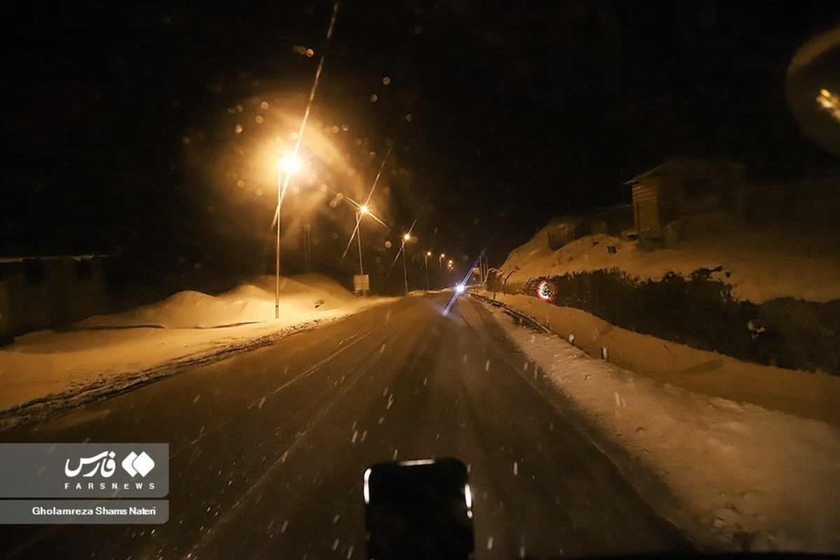 جاده برفی کندوان