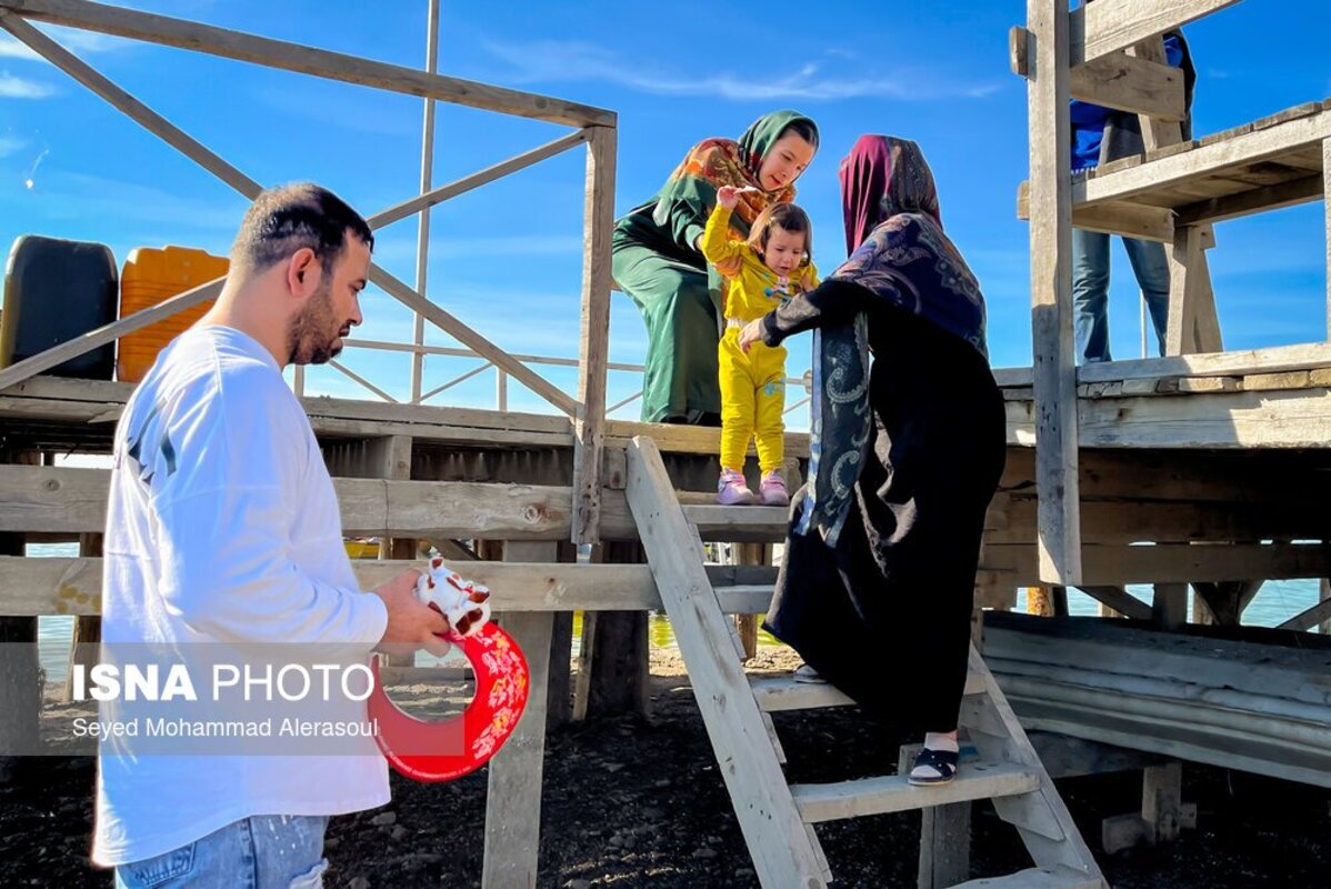 ساحل بندر ترکمن - شمال ایران