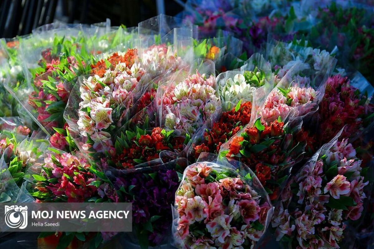 حال و هوای نوروز در بازار گل محلاتی