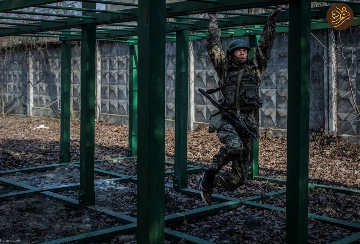 آماده‌سازی سربازان اوکراینی برای نبرد